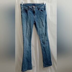 SO Boot Cut Flare Embroidered Back Pocket Jeans- Size: 7